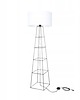 lampy podłogowe DRUCIANA DUŻA LAMPA STOJĄCA Z ABAŻUREM LOFT DO SALONU E27 LED