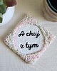 podkładki do kuchni Podkładka/podstawka pod kubek "A chuj z tym"