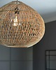 lampy wiszące Ręcznie pleciona lampa z rattanu Karen