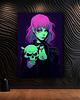 plakaty Portret Czarownicy - Plakat - Druk - Czarownica, Wiedźma, Halloween #26