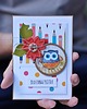 kartki scrapbooking Sówka i ołówki. Podziękowania dla nauczycieli