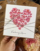 kartki scrapbooking Wyjątkowa ręcznie robiona kartka prezent dla żony na walentynki, walentynkowa