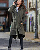 bluza bez kaptura damska Bluza C220 khaki