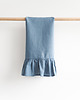 fartuchy kuchenne Ręcznik kuchenny lniany DUSTY BLUE