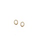 kolczyki srebrne Kolczyki srebrne SMOOTH mini / gold earrings