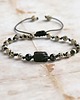 bransoletki z kamieni naturalnych OCHRONNA bransoletka - czarny turmalin, jaspis