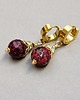 kolczyki z kamieniami Alloys Collection - Burgundy vol. 2 - kolczyki /02.11.25/