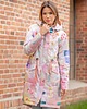 kurtki damskie Kurtka parka zimowa - pastel