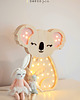 lampy do pokoju dziecka Drewniana lampka LED Koala
