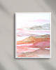obrazy Akwarela Górski pejzaż oryginalny obraz 300g A3 30x40 cm