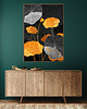 plakaty Liście lotusu - Plakat, druk - Chiński Orient, Harmonia Zen, Wabi Sabi #100