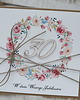kartki scrapbooking Ręcznie robiona kartka życzenia z okazji 30. rocznicy ślubu