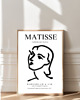 plakaty PLAKAT  dekoracyjny Matisse, wystawowy line art,