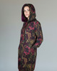 sukienki midi damskie Sukienka dresowa hibiskus i panterka  Dharana, rozmiar L