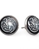 kolczyki szklane Kolczyki sztyfty Targaryen Gra o tron -0240