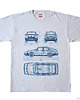 t-shirty męskie Koszulka SAAB GRAY tshirt