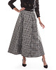 spódnice midi spódnica w kratkę