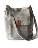 torby na ramię torba - light grey&camel&peach-
