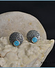 kolczyki srebrne Kolczyki srebrne sky turquoise