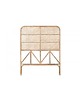 łóżka Wezgłowie Zagłówek do Łóżka Rattan 102x127 cm