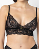 biustonosze damskie Koronkowy top Black Rose
