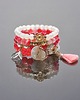 bransoletki z kamieni naturalnych Strawberry sorbet /19-06-23/ set
