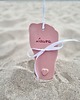 Chrzest - inne Ceramiczna stópka z imieniem Laura