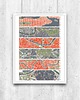 plakaty Plakat Six cities - plany miast