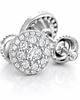 kolczyki pozłacane Kolczyki Moissanite Srebro