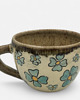 kubki Ceramiczny kubek z kwiatkami