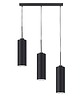 lampy wiszące 3-punktowa lampa wisząca do kuchni z abażurami w kształcie tuby BORNEO