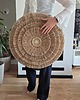 Ozdoby na ścianę Duża okrągła ozdoba ścienna do salonu,  bojo, wabisabi, japandi, makrama