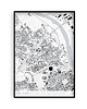 plakaty Plakat Mapa Żoliborza, dzielnice Warszawy