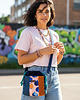 torebki mini Listonoszka z kominem patchwork no waste unikat handmade figi