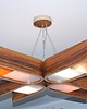 lampy wiszące Lampa fornirowana z naturalnym wyrazem drewna