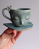 filiżanki Filiżanka ceramiczna  Morska / Twarz