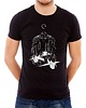 t-shirty męskie Koszulka czarna  męska Klatka