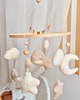 karuzele i girlandy do łóżeczka Karuzela nad łózeczko, wieloryb, styl skandynawski. Prezent dla dziecka
