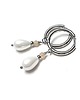 kolczyki pozłacane Kolczyki pozłacane Pearls /white/ perły vol. 13