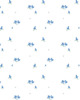 naklejki ścienne do pokoju dziecka Tapeta dla dzieci Blue Flowers