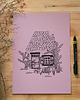 grafiki i ilustracje ORYGINAŁ - Domek 13 - 21 cm x 30 cm