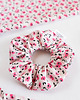 gumki do włosów Scrunchie/frotka RÓŻOWE KWIATUSZKI