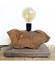 lampy - inne Lampa z plastra drewna loft japandi wabi-sabi /2/