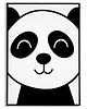obrazy i plakaty do pokoju dziecięcego Plakat motywacyjny dla dziecka PANDA