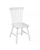 krzesła Krzesło Drewniane Wodabe Białe