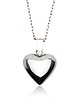 srebrne naszyjniki Naszyjnik srebrny 925 serce na łańcuszku typu ankier