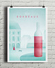 plakaty Bordeaux - vintage plakat