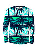 bluzy męskie Koszulka Longsleeve Męska DR.CROW Blue Beach