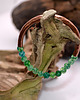 bransoletki - inne Bransoletka miedziana handmade z koralikami: agat