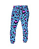 spodnie dresowe damskie Damskie Spodnie Fullprint DR.CROW Panterka Blue
